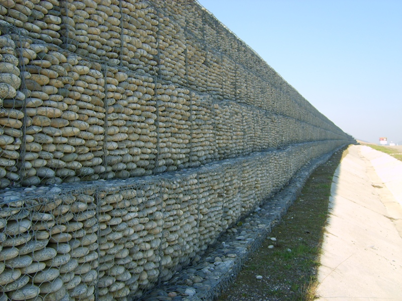 Gavion Piedra Bola muro contencion